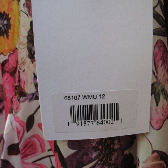 Mac Duggal 68107 Womens Floral Cut-Out Ruffle Sleeve Dress Gown - Picture 16 of 16